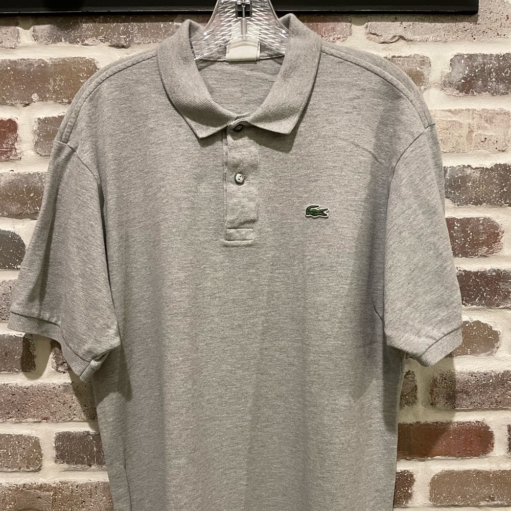 Lacoste Grey Men’s Short Sleeve Size 7